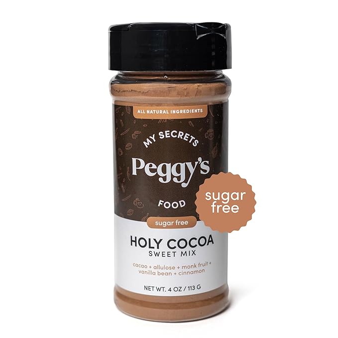 My Secrets Peggy's Food Holy Cocoa Powder - Premium 100% Natural Unsweetened Pure Cacao for Coffee