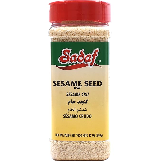 Sadaf Sesame Seeds - Raw Sesame Seeds for Cooking and Food Seasoning - Semillas de Ajonjoli
