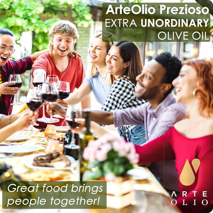 ArteOlio Prezioso Olive Oil: 100% Extra virgin cold pressed olive oil directly from Italy made in