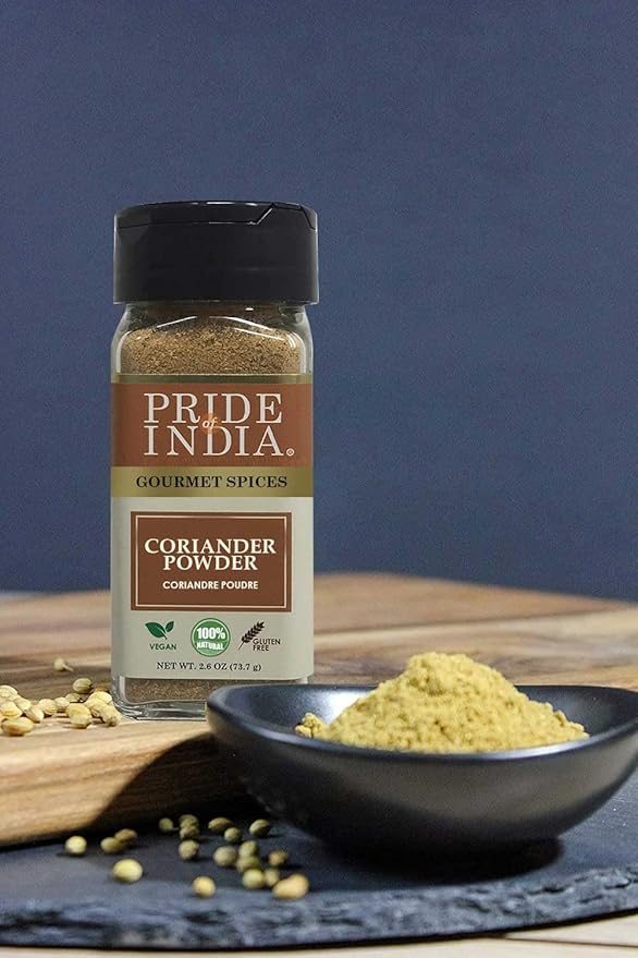 Pride of India – Coriander Seed Ground – Authentic Indian Spice – Freshly Packed Gourmet Spice