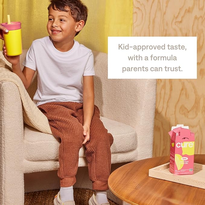 Cure Hydration - Kids Electrolyte Drink Mix | Plant-Based Pediatrician Formulated Rehydration | No