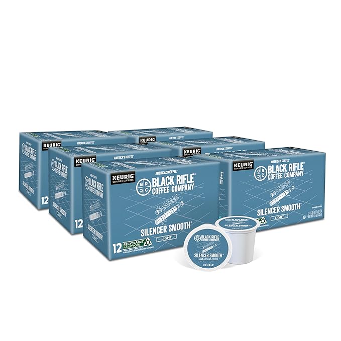 Black Rifle Coffee Company Light Roast K Cups - Single Serve K Cups Coffee Pods - Kcup Pods