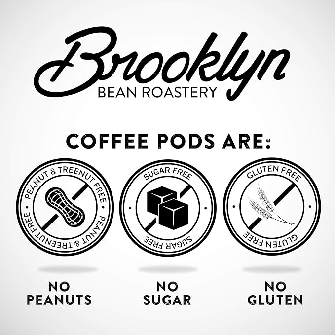 Brooklyn Beans Maple Flavored, Maple Sleigh Gourmet Coffee Pods, Compatible with 2.0 Keurig Coffee
