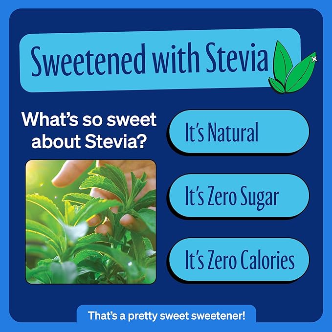 Zevia Zero Sugar Soda, Cola, 12 oz Cans (24-Pack) ??Naturally Sweetened, Zero Calorie Sugar Free