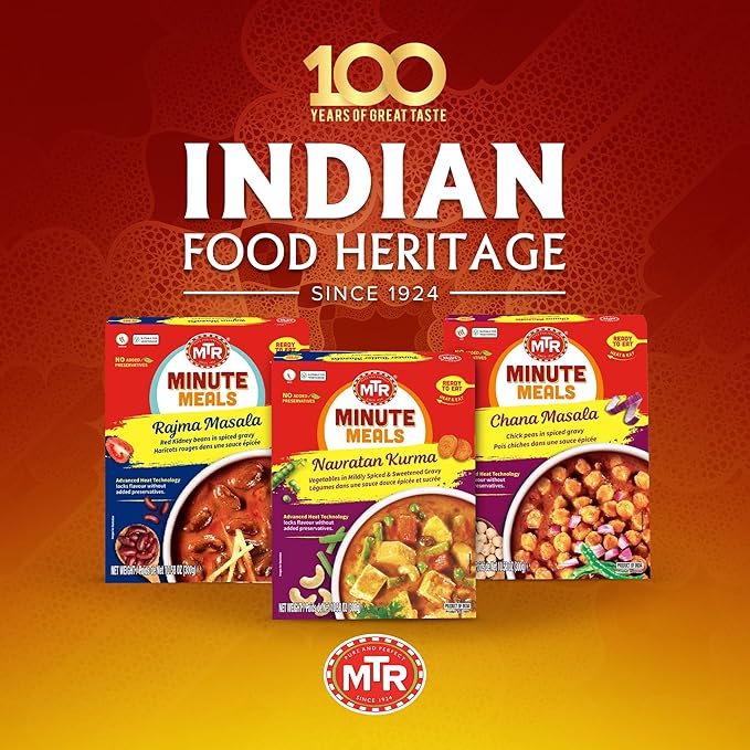 MTR - Minute Meals: Navratan Kurma - Vegetables in Mildly Spiced & Sweetened Gravy - Tasty Indian