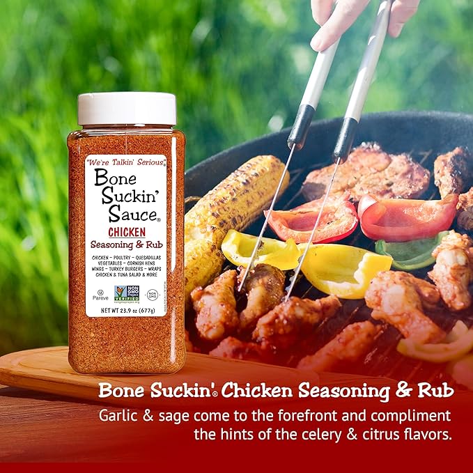 Bone Suckin' Sauce Bulk Seasoning & Rub - Brown Sugar, Garlic, Onion, Spices - Non-GMO