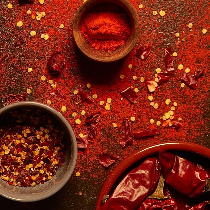 Premium HOT Hungarian Paprika Powder (4 oz) - Non-GMO - Vibrant Deep Red Color - Protected