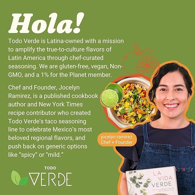 Tinga Healthy Taco Seasoning Packets - Mexican Seasoning Mix | Chef Curated Taco Blends with Red