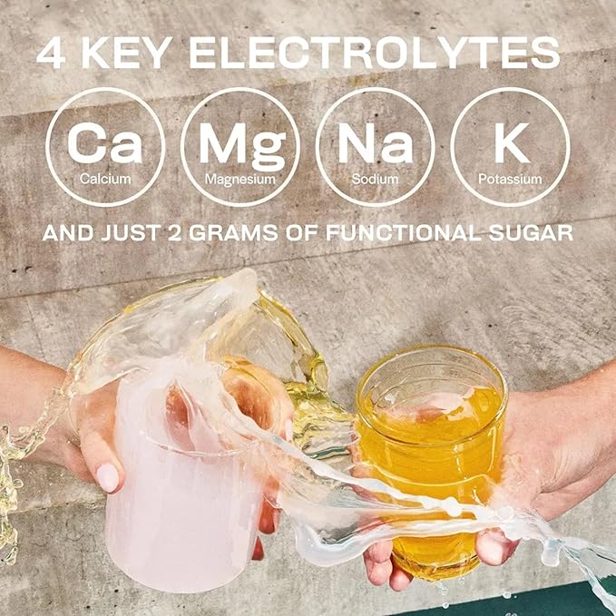 Gainful Hydration Packets Variety Pack, Decaffeinated with Key Electrolytes, Magnesium and Sodium