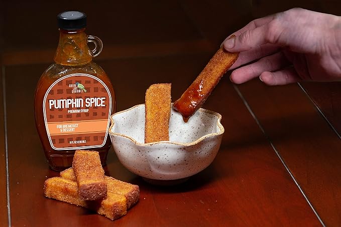 Green Jay Gourmet Pumpkin Spice Syrup - Premium Breakfast Syrup with Pumpkin, Spices & Lemon Juice