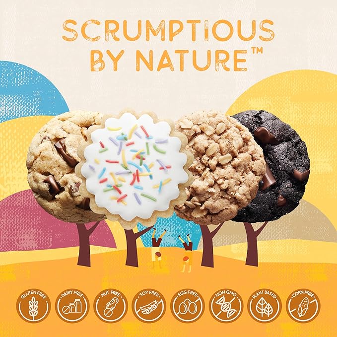 Autumn Sons Baking Co. Gluten Free Cookie Mix Variety Pack. Sugar Cookie, Chocolate Chunk, Double