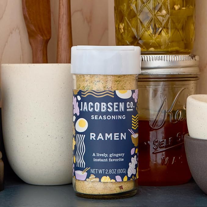 Jacobsen Salt Co. Ramen Seasoning ??Sea Salt Soy-Free, Gourmet Seasonings and Spices for Cooking
