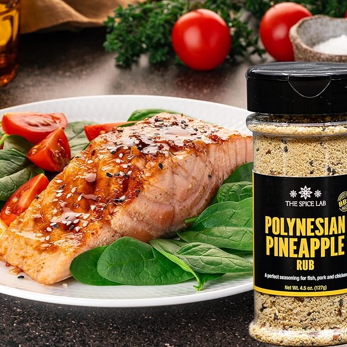 The Spice Lab Polynesian Pineapple Rub - Sweet & Savory Teriyaki seasoning - Pineapple Seasoning