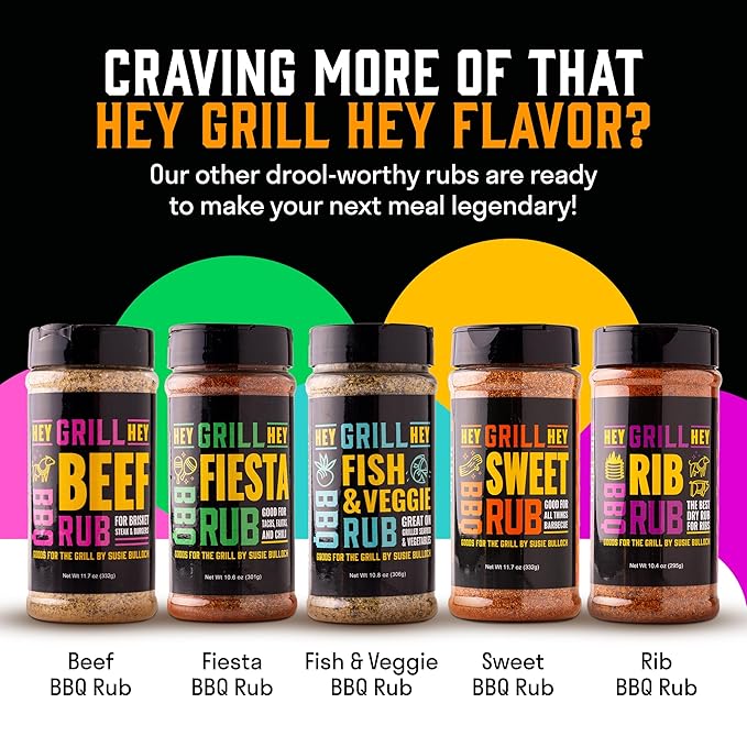 Hey Grill Hey | Chicken Rub | Delicious Chicken Seasoning | Dry Rub for Wings | Turkey & Fish