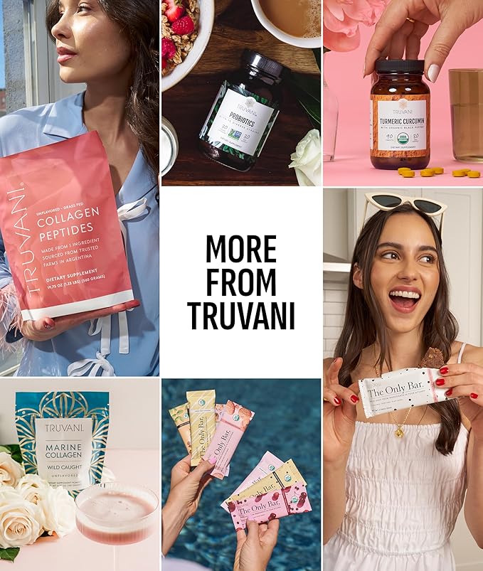 Truvani Vegan Pea Protein Powder | Vanilla | 20g Organic Plant Based Protein | 18 Servings | Keto |