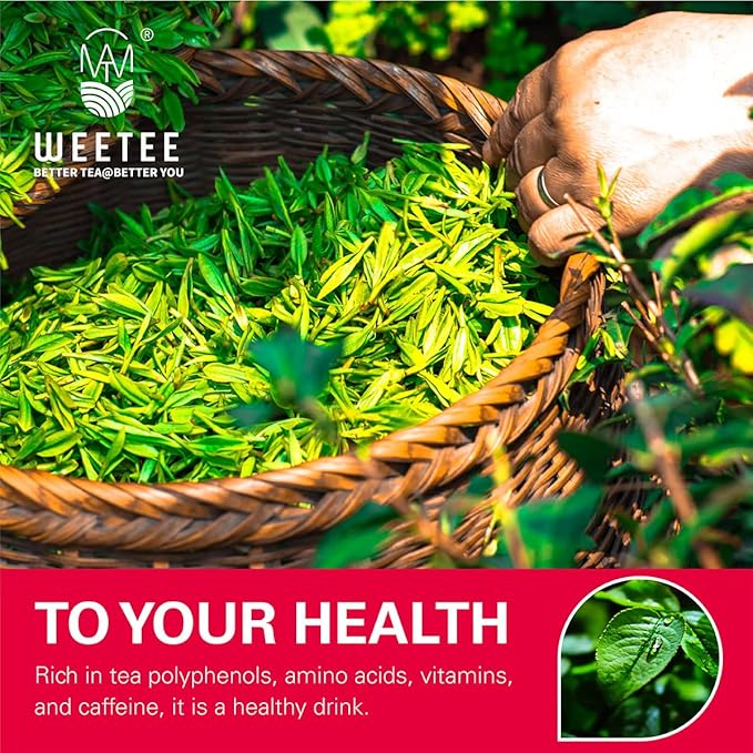 WT WEETEE Organic Black Tea Bags, Organic Black Tea 200 Count, Antioxidant, Caffeinated |