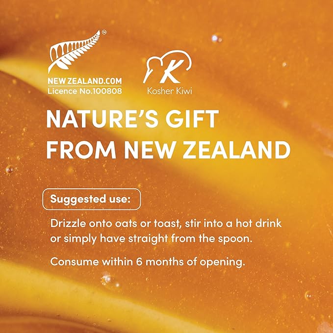 me today - Digest New Zealand Mānuka honey blend infused with ginger, turmeric (8.8oz/250g)