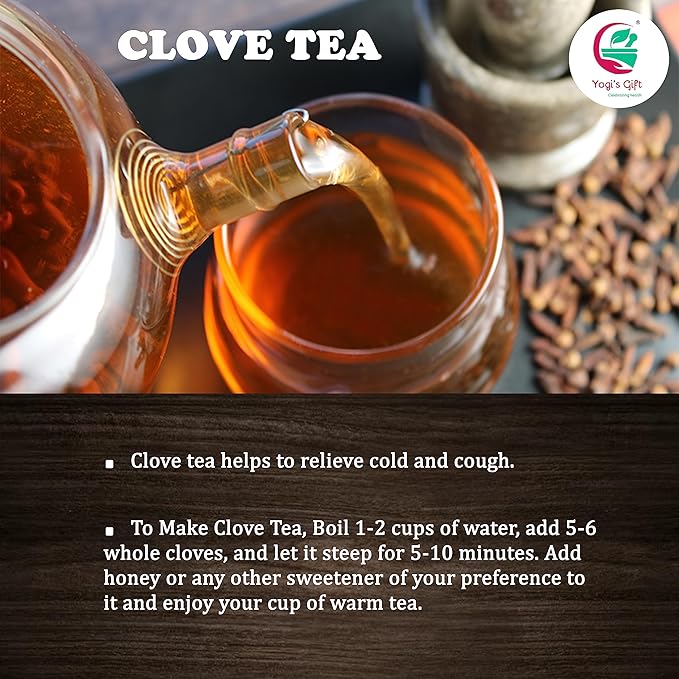 Cloves Whole 4 Oz | Fresh and Flavorful Hot Spice for Tea, Chai, Savory, Desserts and More | Whole