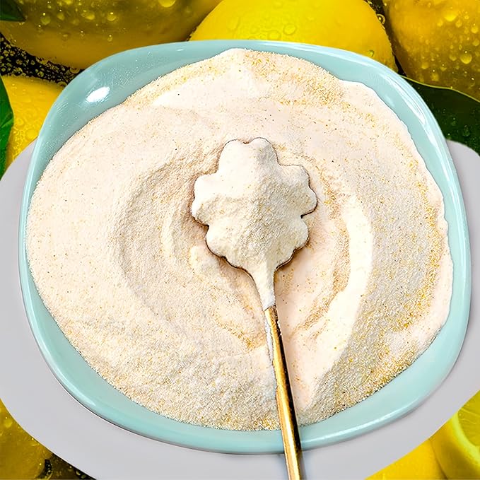 Pure Freeze-Dried Lemon Powder 3.5oz (100g) – 100% No Sugar, | Tart & Zesty for Drinks, Smoothies