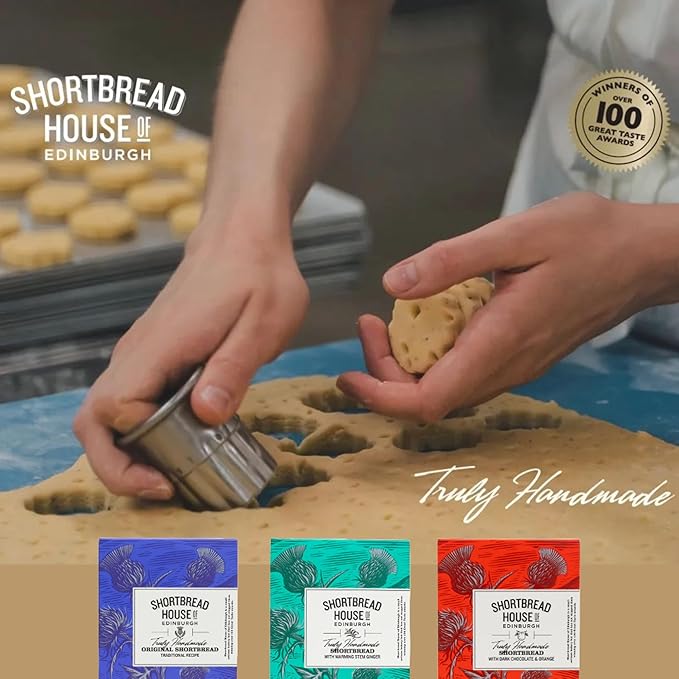 Shortbread House of Edinburgh Truly Handmade Original Recipe Shortbread Fingers, 1.8oz Packet (Pack