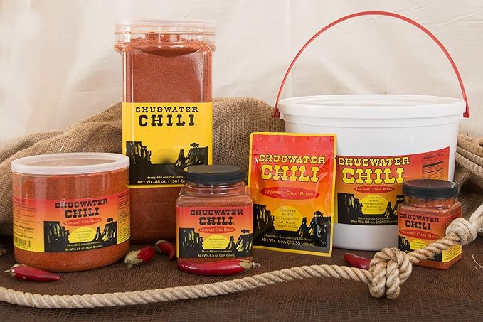 Chugwater Chili | Gourmet Chili Seasoning Mix & Taco Seasoning | 16oz Tub | Wyoming State
