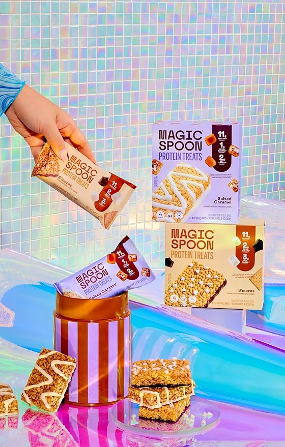 MAGIC SPOON Treats - High Protein, Low Carb, Keto Friendly, Low Sugar, Gluten Free, Crispy Protein