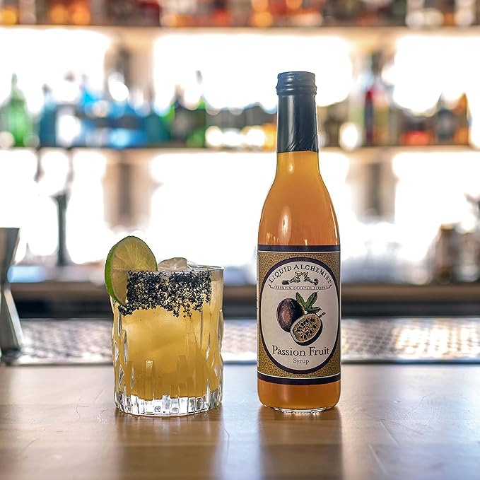 Liquid Alchemist Passion Fruit Syrup for Cocktails - Real Ingredients Make our Passion Fruit Puree
