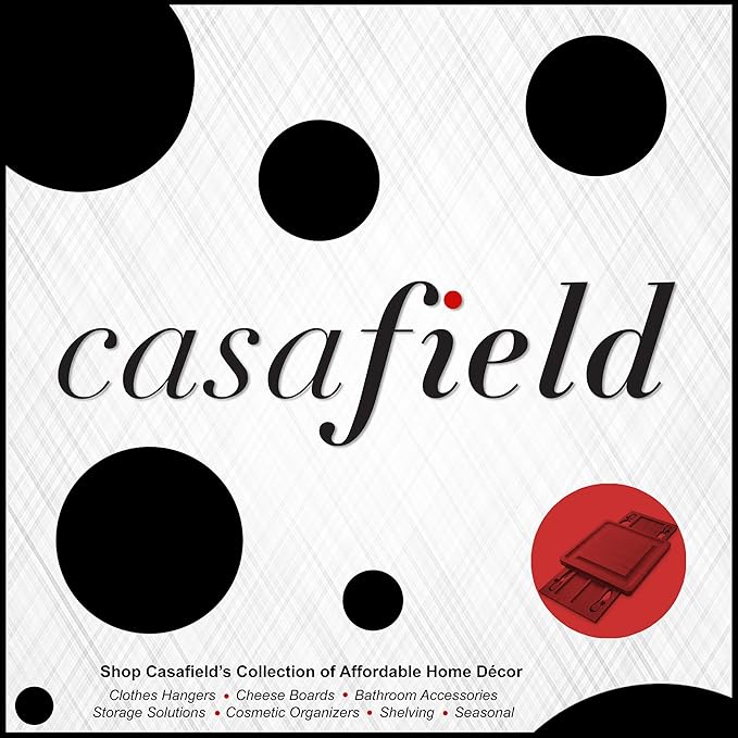 Casafield Bamboo Cheese Board Gift Set, Charcuterie Board Serving Platter with Stainless Steel