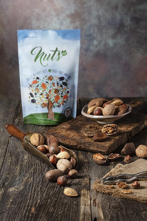 NUTS U.S. ??Mixed Nuts In Shell (Almonds, Walnuts, Hazelnuts, Pecans) | No Added Colors and No
