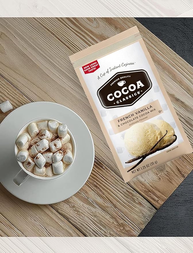 Hot Cocoa Mix Gift Set ??14 Count, 7 Flavors | Cozy Hot Chocolate Sampler Box for Students