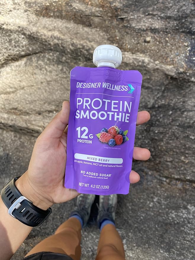 Designer Wellness Protein Smoothie, Real Fruit, 12g Protein, Low Carb, Zero Added Sugar