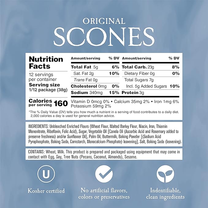 English Scone Mix, Original Flavor by Sticky Fingers Bakeries ??Easy to Make English Scones Fresh
