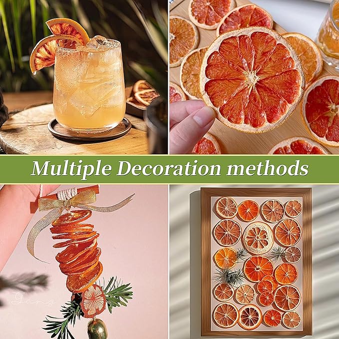 iGAOZM Dried Blood Orange Slices,3.52oz/100g,Dehydrated Orange Chips,No Sugar Added,Natural Citrus