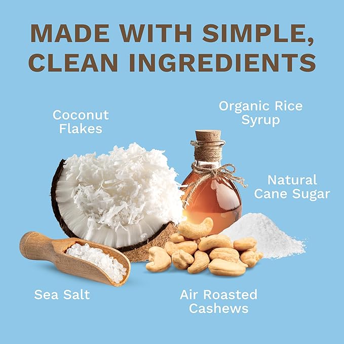 Toasted Coconut Cashews by Karma Nuts, Whole, Sweet, Roasted, Vegan, Gluten Free, Low Net Carb