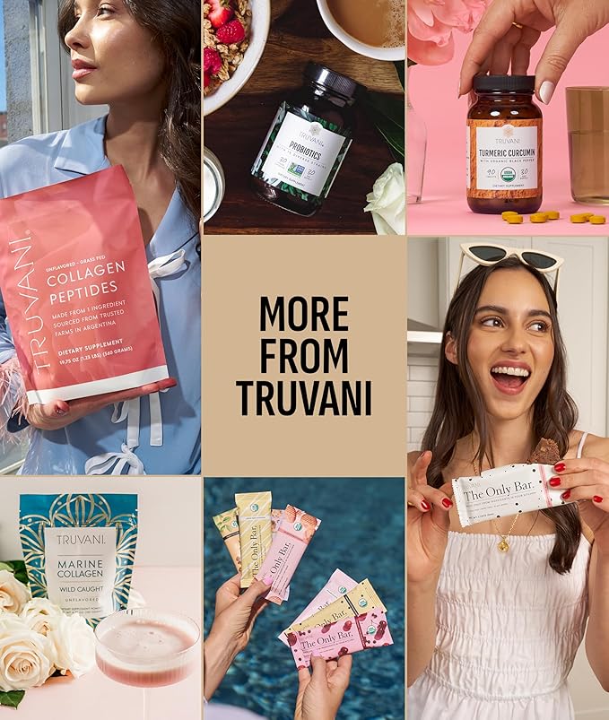 Truvani Vegan Pea Protein Powder | Chocolate Peanut Butter | 20g Organic Plant Based Protein | 1