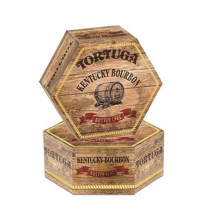 TORTUGA Kentucky Bourbon Butter Cake - 16oz Cake - 2 Pack - The Perfect Premium Gourmet Gift for