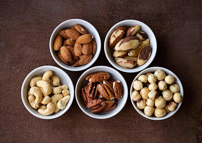 Food to Live Organic Deluxe Unsalted Nuts Mix, 1 Pound ??A Blend of Dry Roasted Organic Raw Pecans