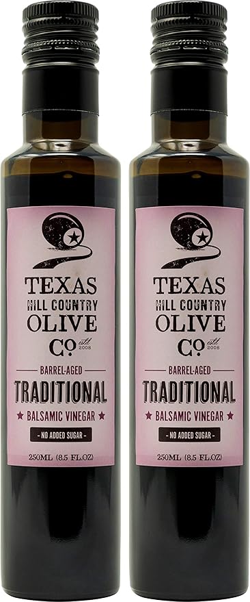 Traditional Balsamic Vinegar - Gourmet Barrel Aged Balsamic Vinegar - Great for Dressing Dipping