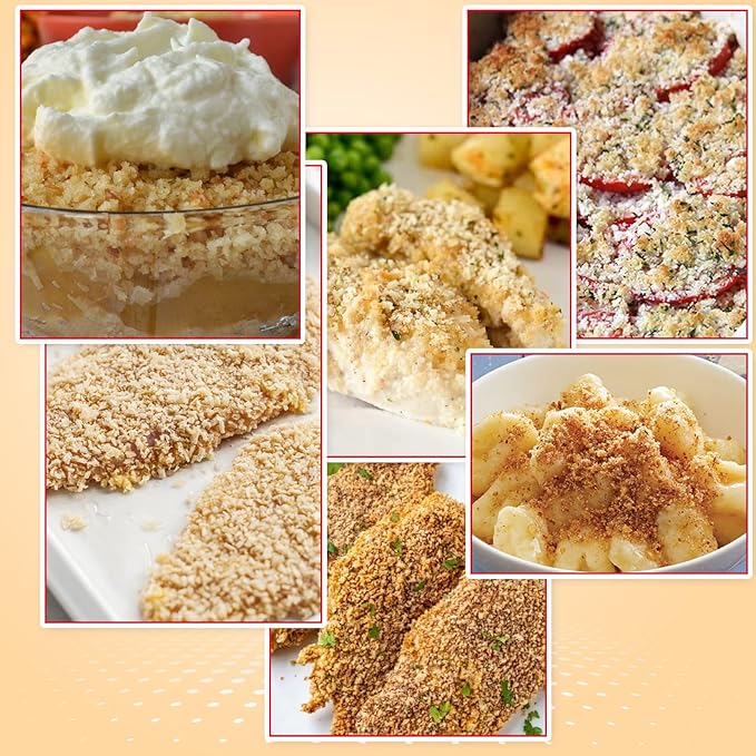 Fusion Select 3 Packs Panko Bread Crumbs - Japanese-Style Toasted Vegan Panko Breadcrumbs for