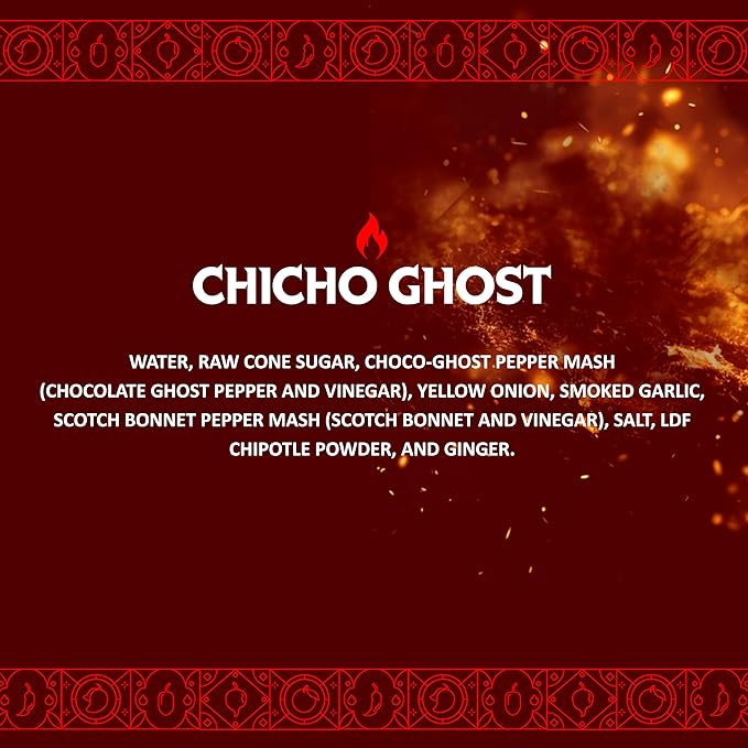 Hot Sauce | Chile Lengua de Fuego (Pack of 2, Chicho-Ghost)