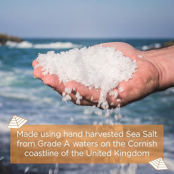 Cornish Sea Salt Really Garlicky Seasoning | Cooking & Hydration | Hand-Harvested in Celtic Waters