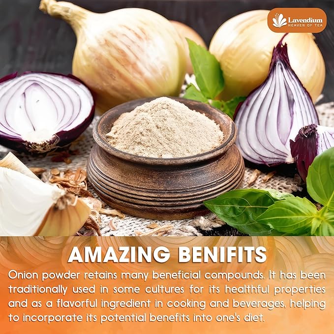 Lavendium, Premium 25oz Onion Powder, 100% Natural and Pure from Onion, Rich Flavor, Perfect for