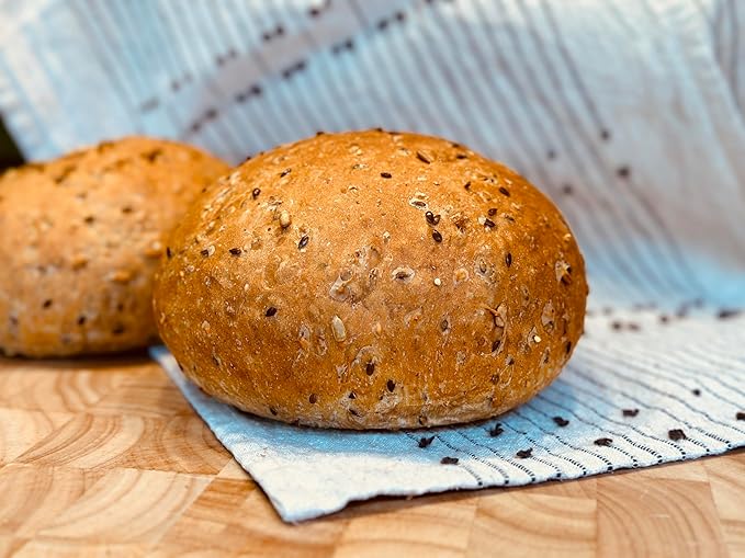 Molibake 8 Grain Bread Mix Pack of 4 - All-Natural Multigrain Baking Mix for Bread Machine and Oven