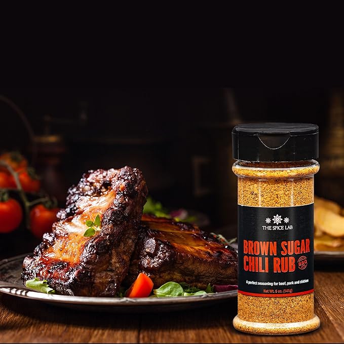 The Spice Lab Barbecue Gift Set – New Gourmet Grilling Seasoning Set Collection with Polynesian
