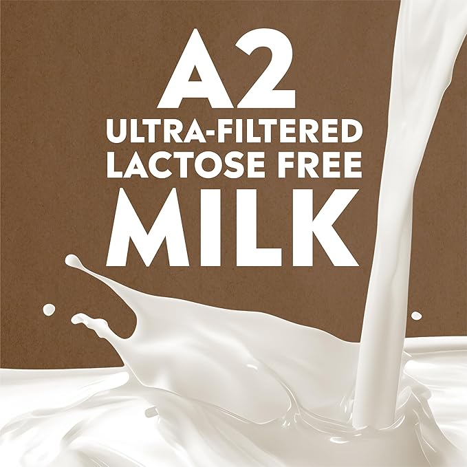 Pioneer Pastures - High Protein A2 Milkshakes - Chocolate - A2 Nutritional Milk, 30g Protein, 2g