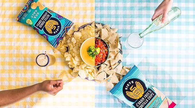 Siete Grain Free Potato Chips - Kettle Cooked | Gluten Free Chips | Vegan Snacks | Non GMO |
