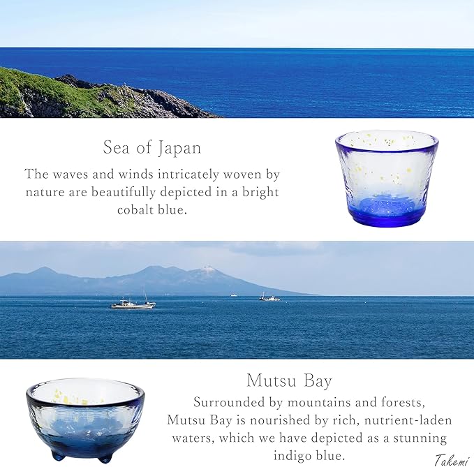 Japanese sake glass Handcrafted Mini Glass Set Elegant Japanese Sake Cups Perfect for Any Occasion