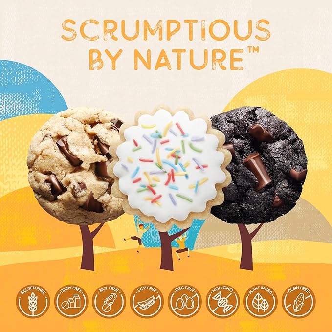 Autumn Sons Baking Co. Gluten Free Cookie Mix Variety Pack. Sugar Cookie, Chocolate Chunk & Double