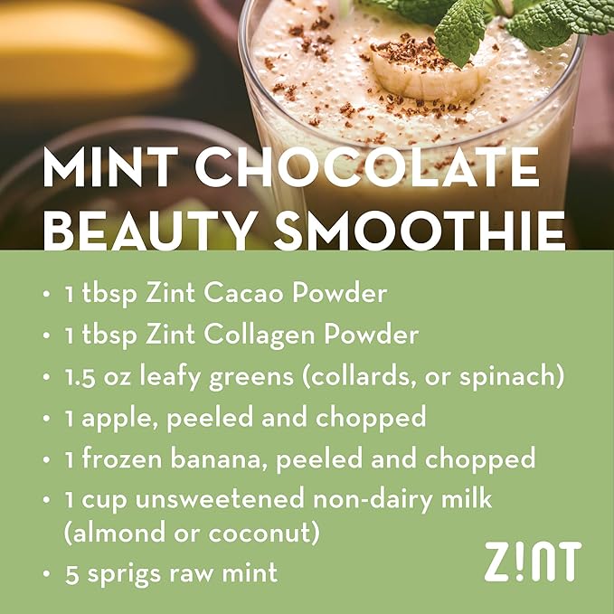 Zint Organic Cacao Powder (32 oz): Paleo-Certified, Organic, Non GMO, Anti Aging Antioxidant