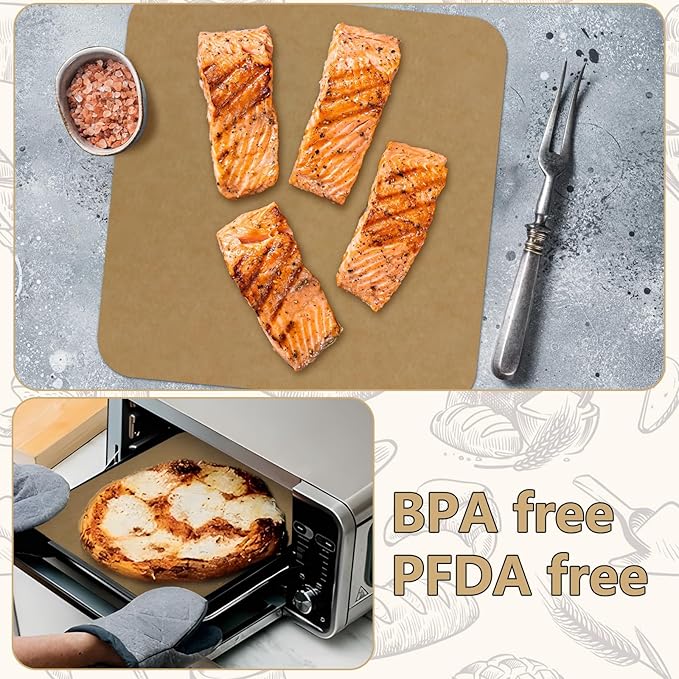 120 Sheets 12 inch Air Fryer Parchment Paper Squares,Non Stick Baking Disposable Paper Liner